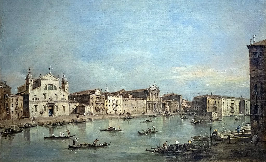 Il Canal Grande con Santa Lucia e gli Scalzi - Museo Thyssen, Bornemisza, Madrid